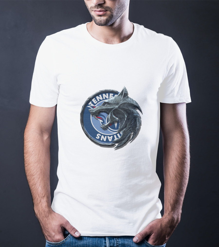 Tennessee Titans Wolf Emblem Cht1Twnfl2030 T-Shirt