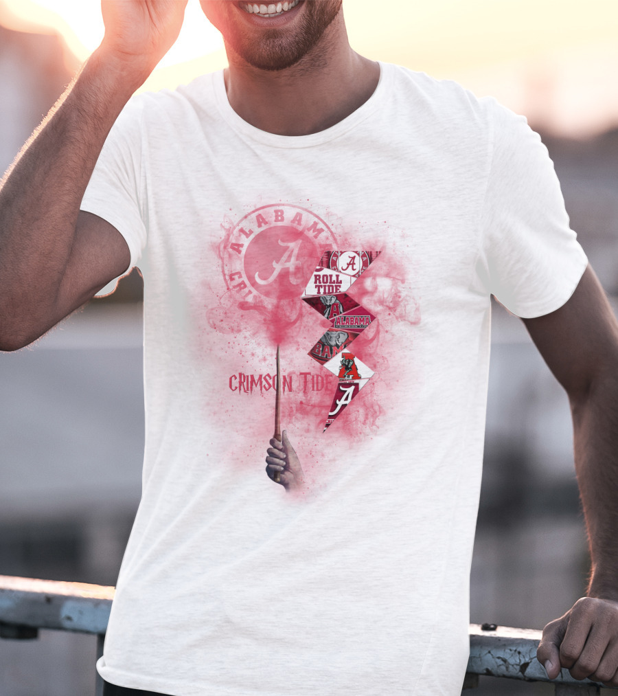 Alabama Crimson Tide Roll Tide Fan Art Chtnca1001 T-Shirt
