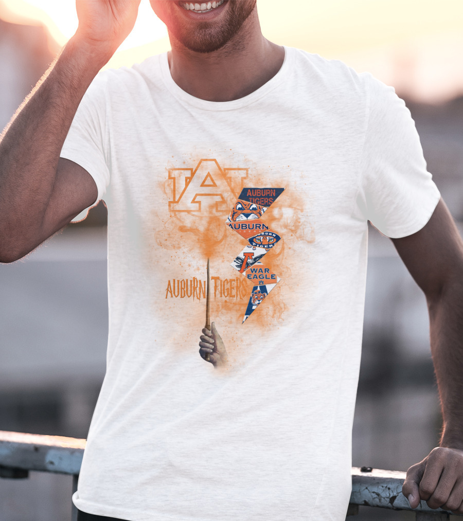 Auburn Tigers War Eagle Fan Spirit With Auburn A Symbol T-Shirt
