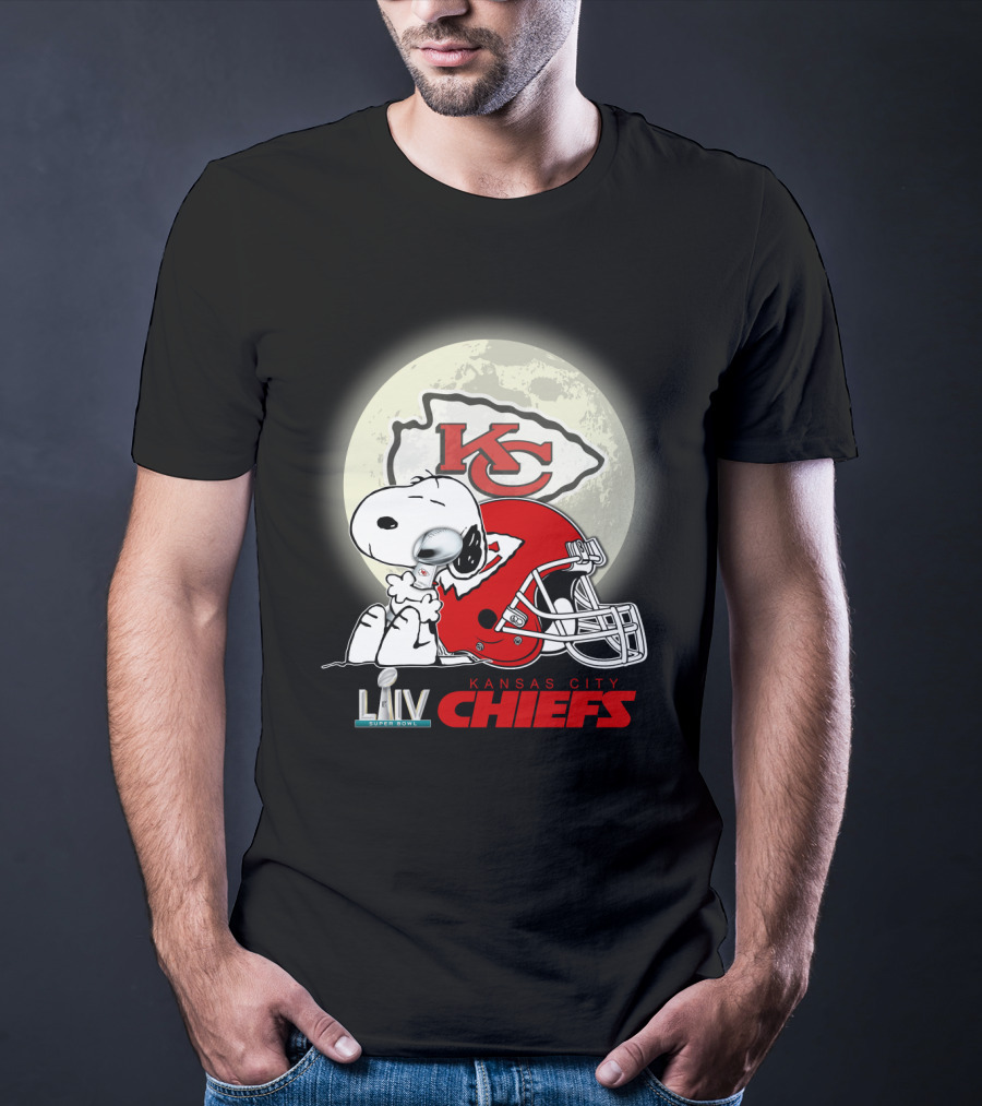 Snoopy Kansas City Chiefs Super Bowl Liv Kcc Chiefs T-Shirt