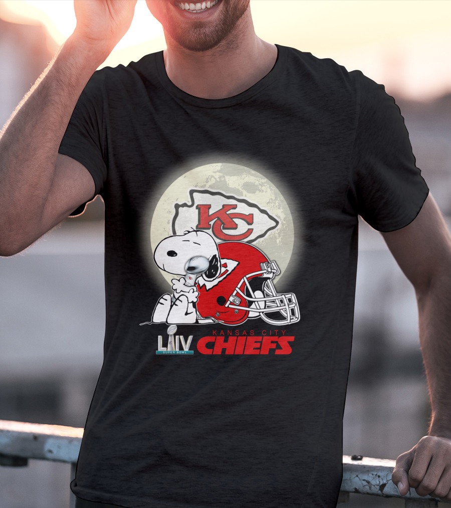 Snoopy Kansas City Chiefs Super Bowl Liv Kcc Chiefs T-Shirt