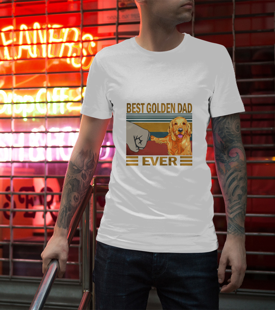 Best Golden Dad Ever T-Shirt