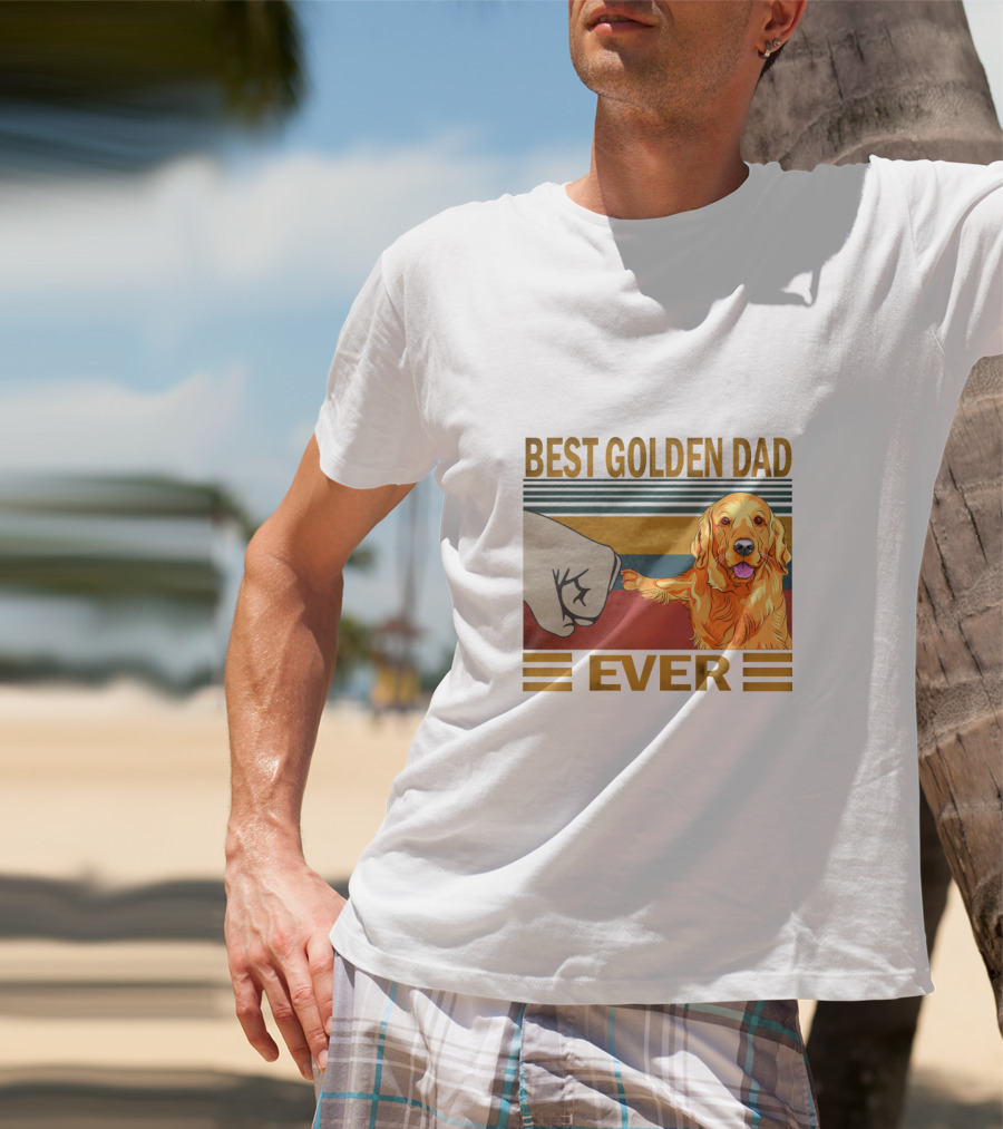 Best Golden Dad Ever T-Shirt