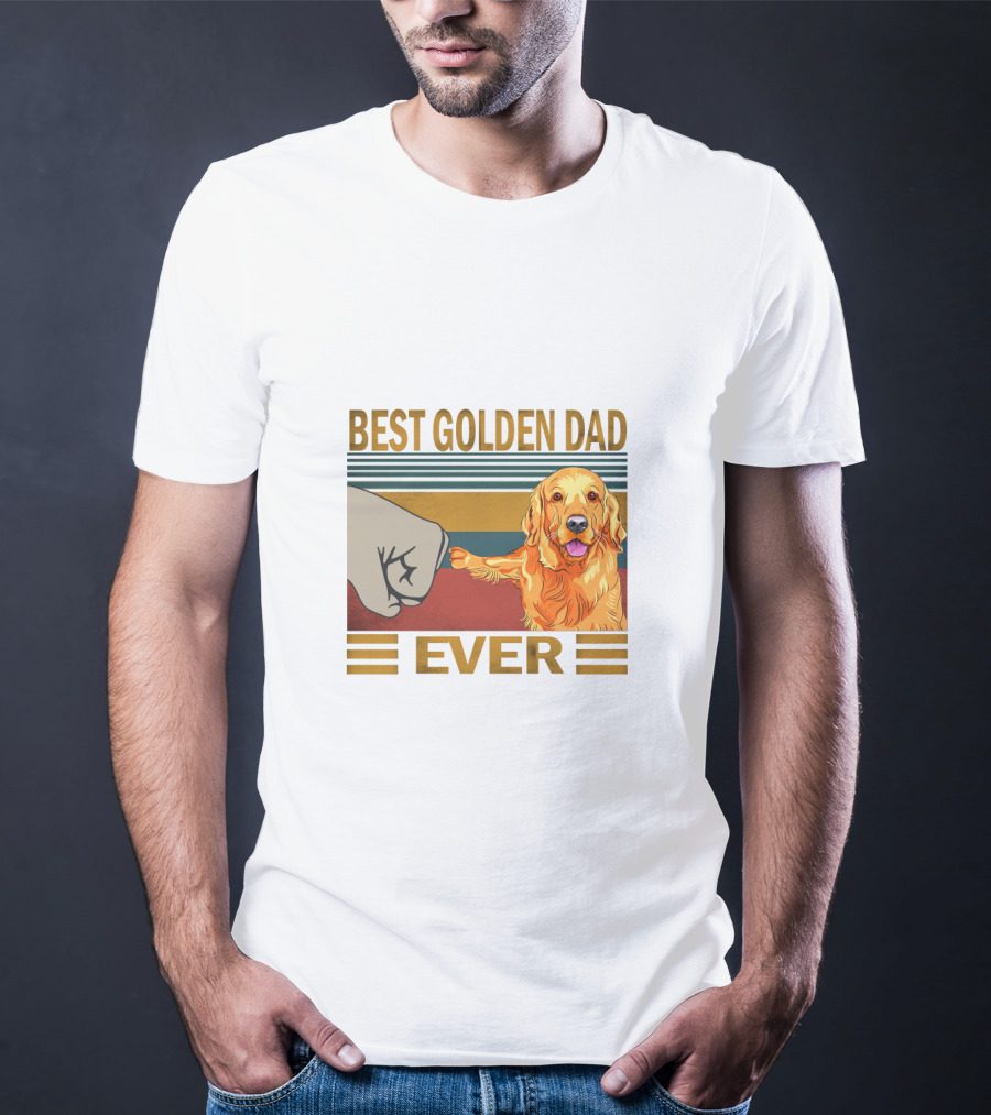 Best Golden Dad Ever T-Shirt