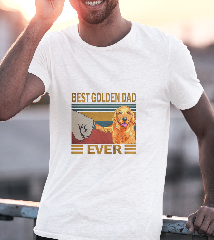 Best Golden Dad Ever T-Shirt