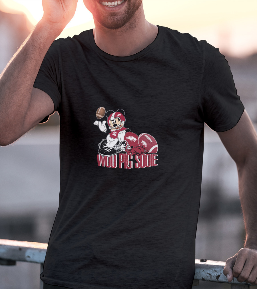 Woo Pig Sooie Football Mickey 00 T-Shirt