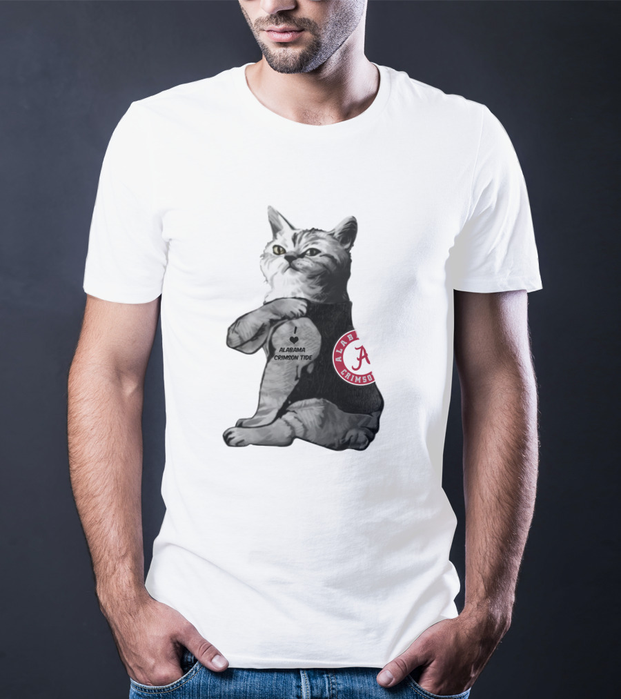 Alabama Crimson Tide Cat T-Shirt