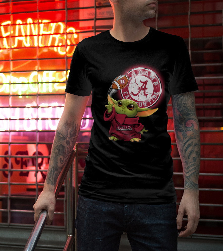 Alabama Crimson Tide Baby Alien Football Magic T-Shirt