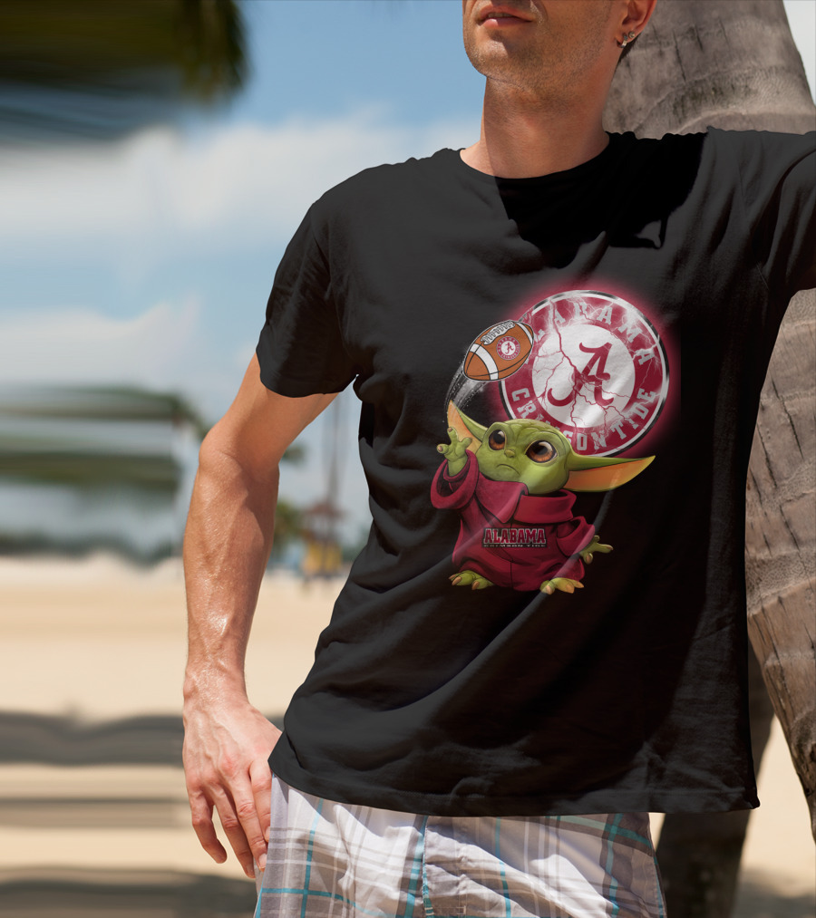 Alabama Crimson Tide Baby Alien Football Magic T-Shirt
