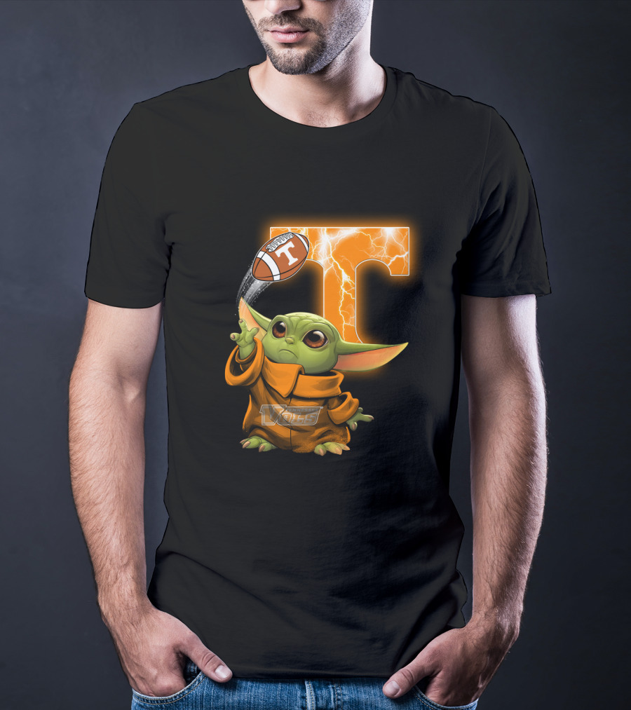 Tennessee Vols Grogu Football T T-Shirt