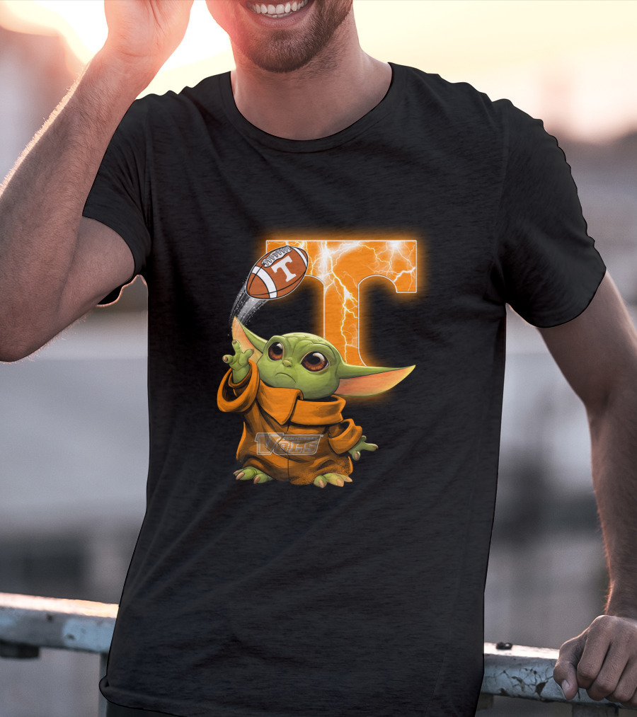 Tennessee Vols Grogu Football T T-Shirt