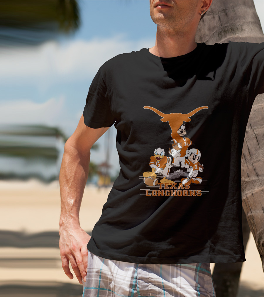 Texas Longhorns Football Characters T-Shirt