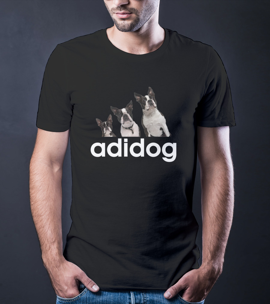 Adidog Boston Terriers Playful T-Shirt