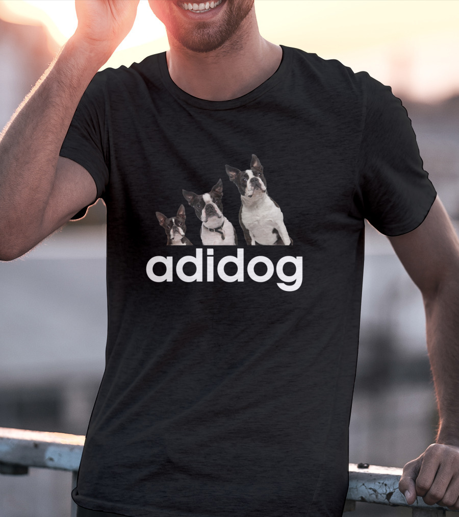 Adidog Boston Terriers Playful T-Shirt