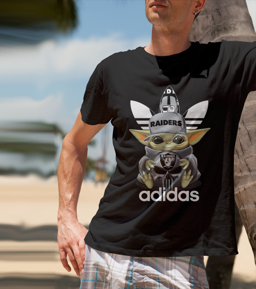 Raiders Yoda 1 Oakland Raiders T-Shirt