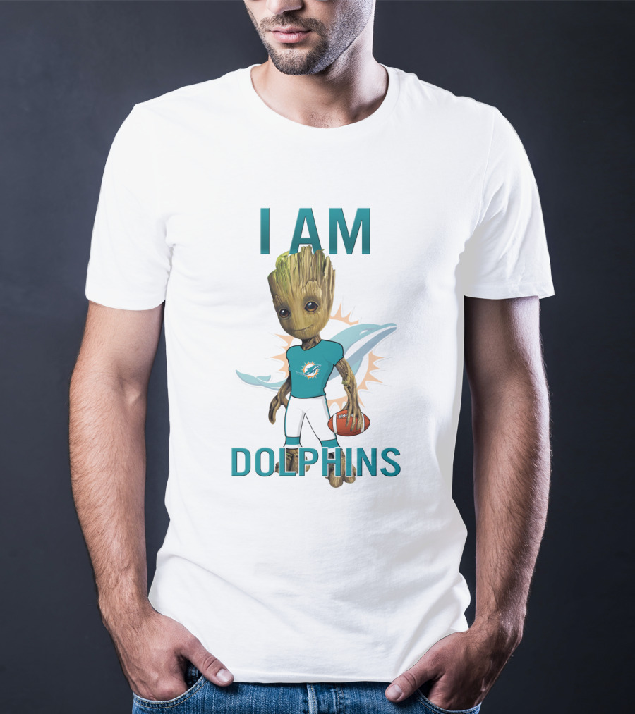 I Am Groot Dolphins T-Shirt