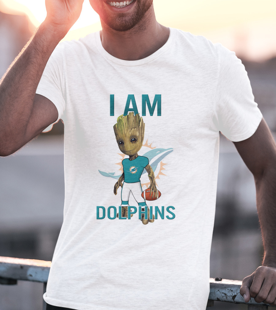 I Am Groot Dolphins T-Shirt