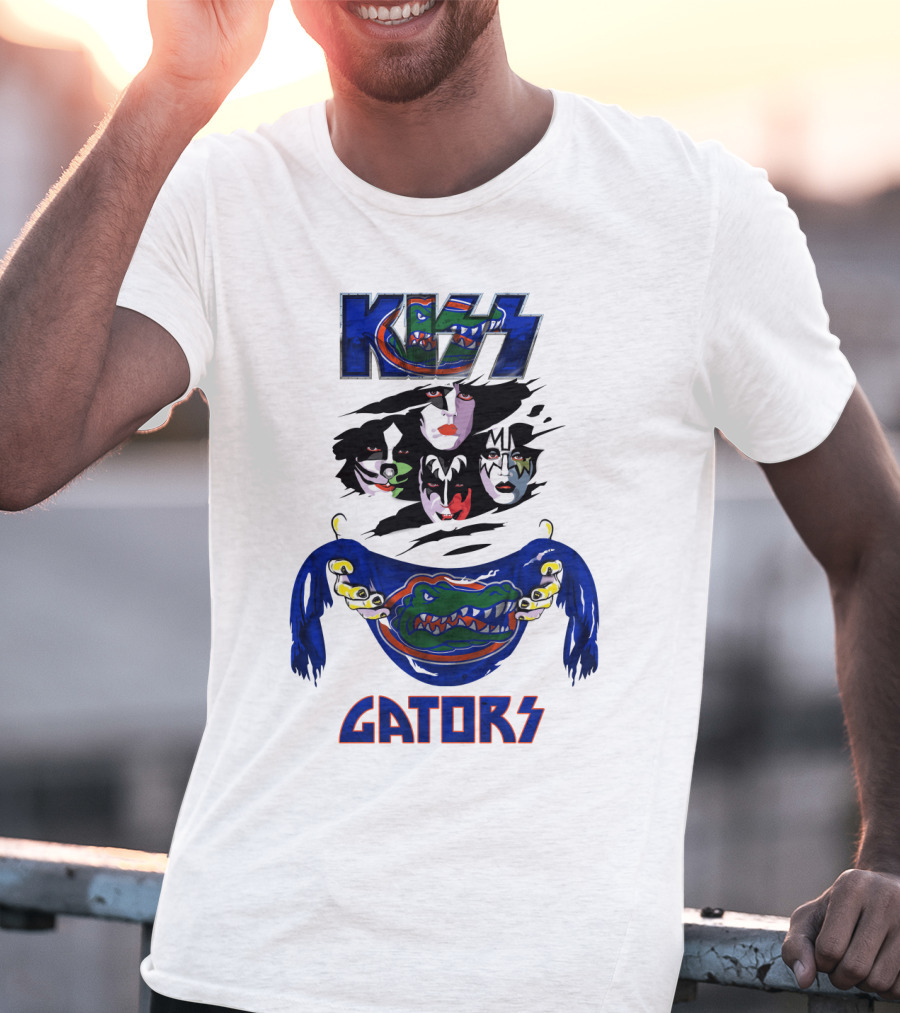 KISS Florida Gators Band Crossover T-Shirt