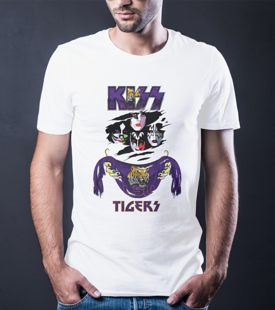 KISS LSU Tigers Ncaa Collaboration T-Shirt