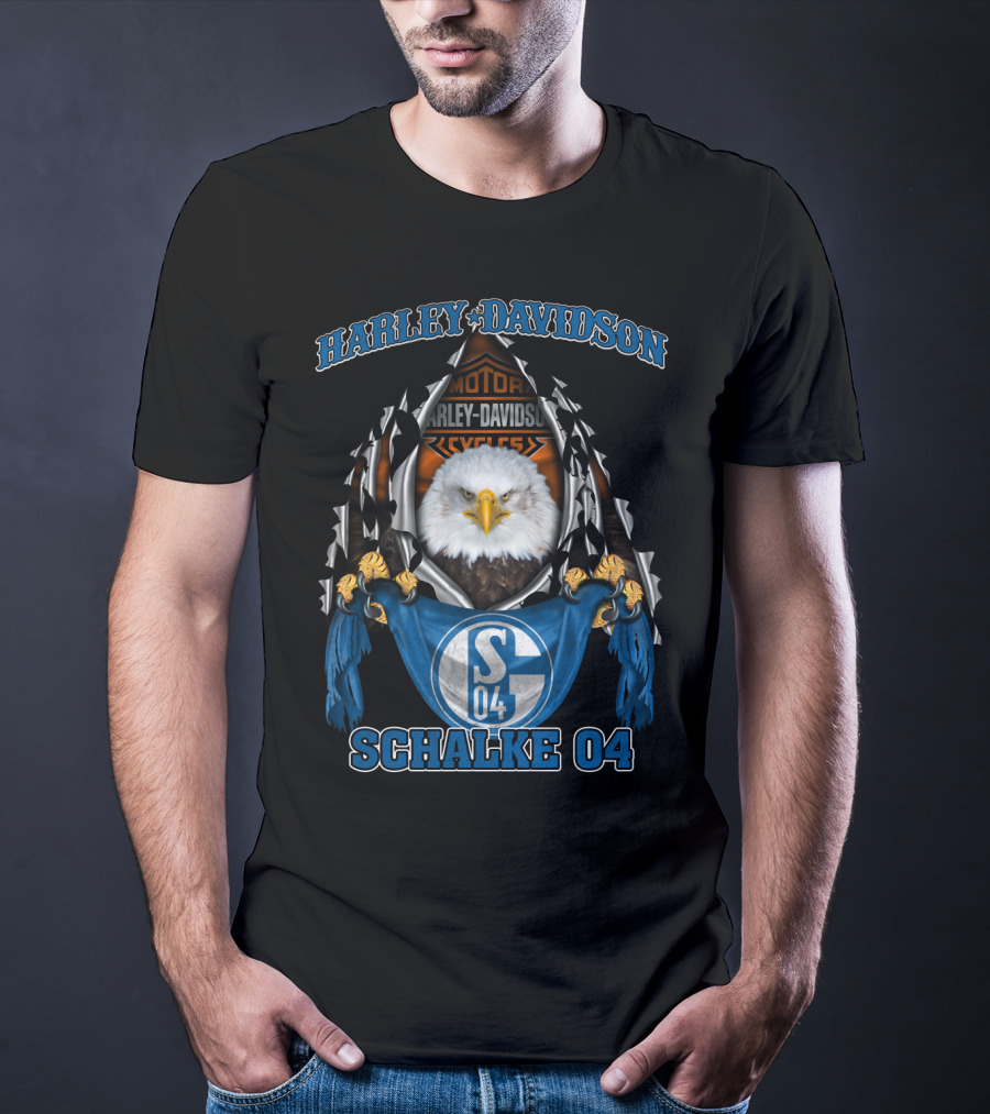 Harley Davidson Motor Cycles Schalke T-Shirt