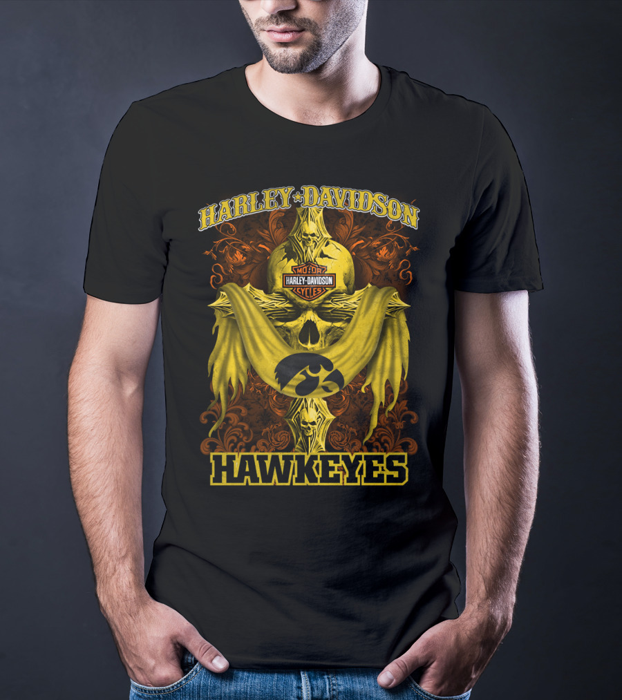 Harley Davidson Motorcycles Hawkeyes T-Shirt