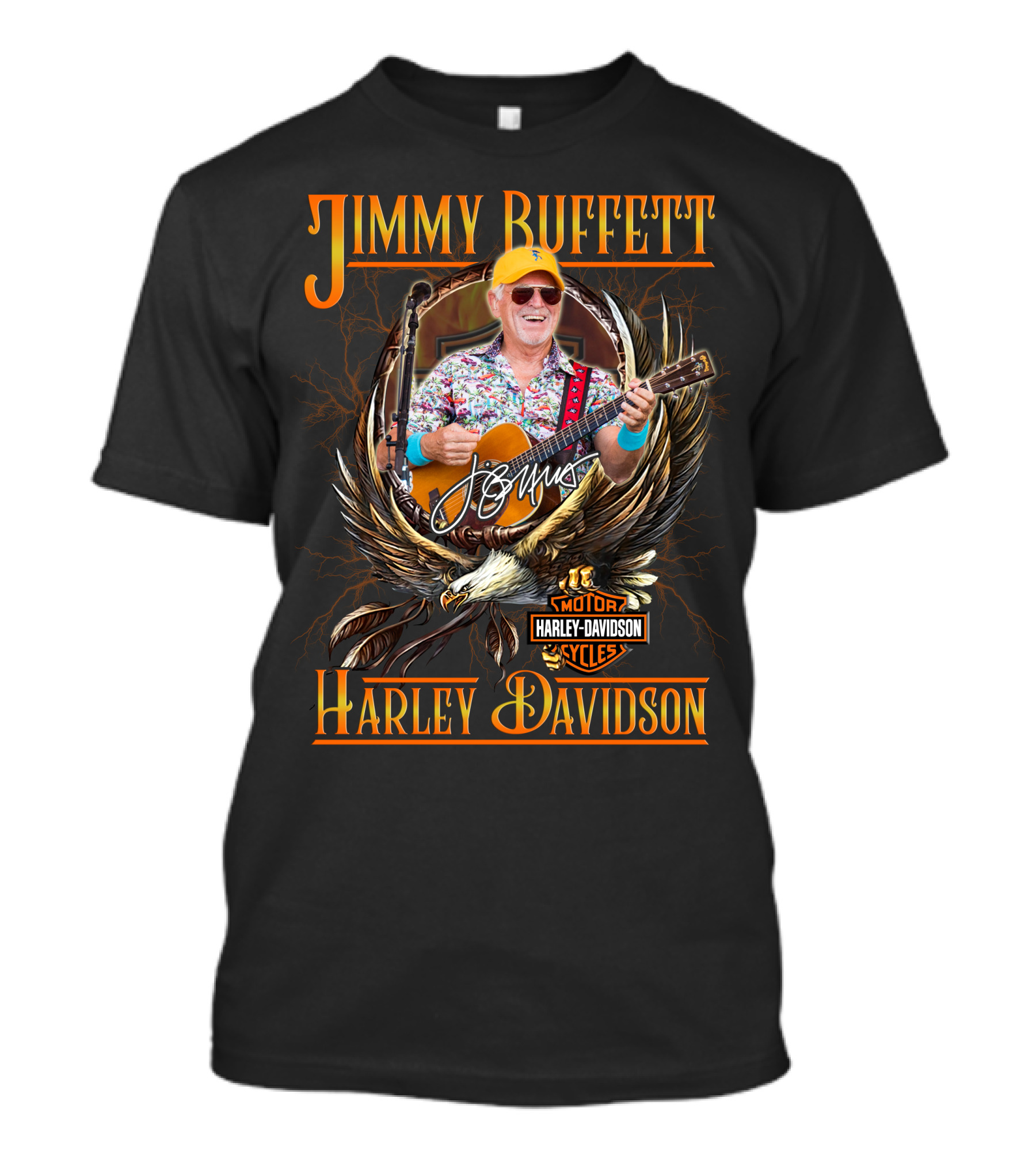 Jimmy Buffett Harley Davidson Motor Cycles T-Shirt