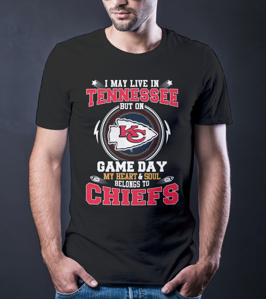 Tennessee Resident Loyal To Chiefs On Game Day Football Theme T-Shirt