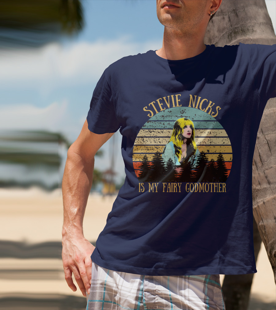 Stevie Nicks Is My Fairy Godmother Vintage Love T-Shirt