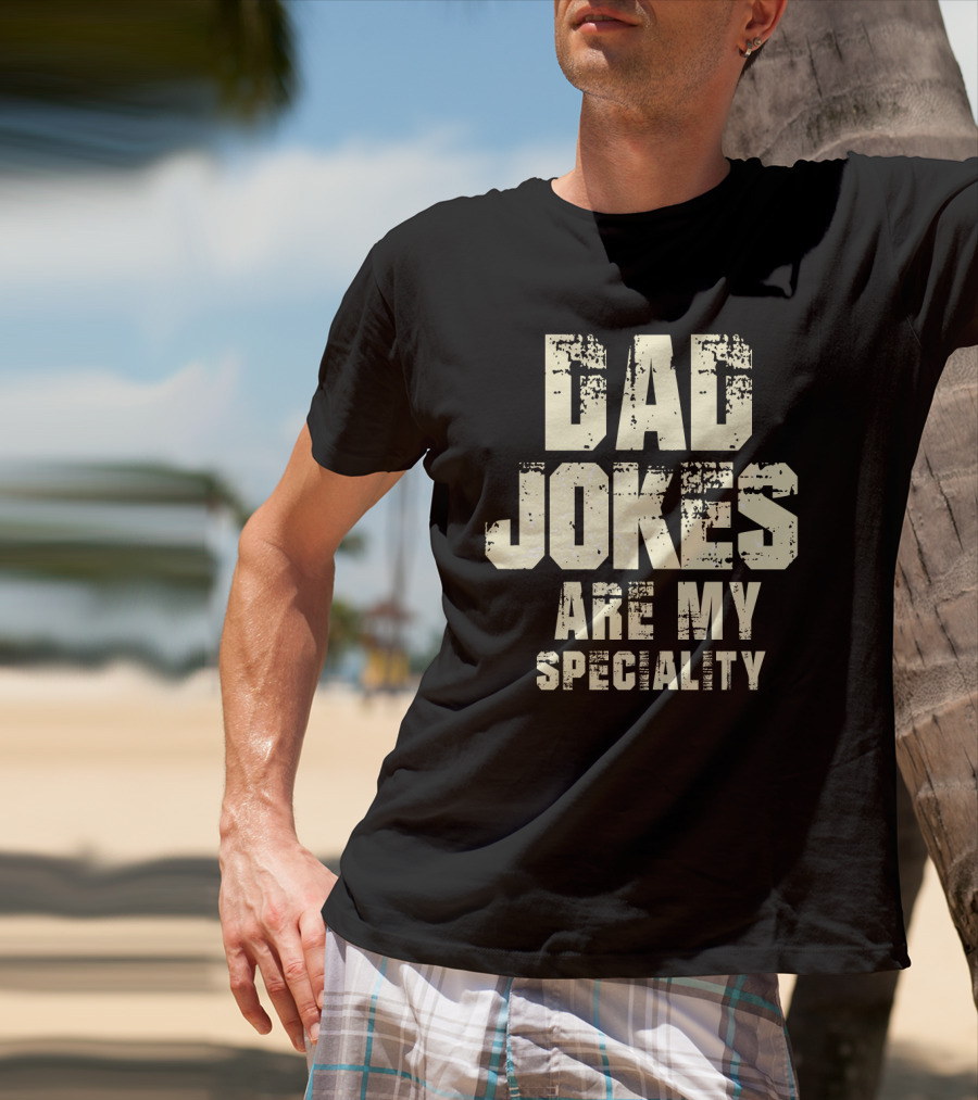 Dad Jokes Are My Speciality Retro T-Shirt