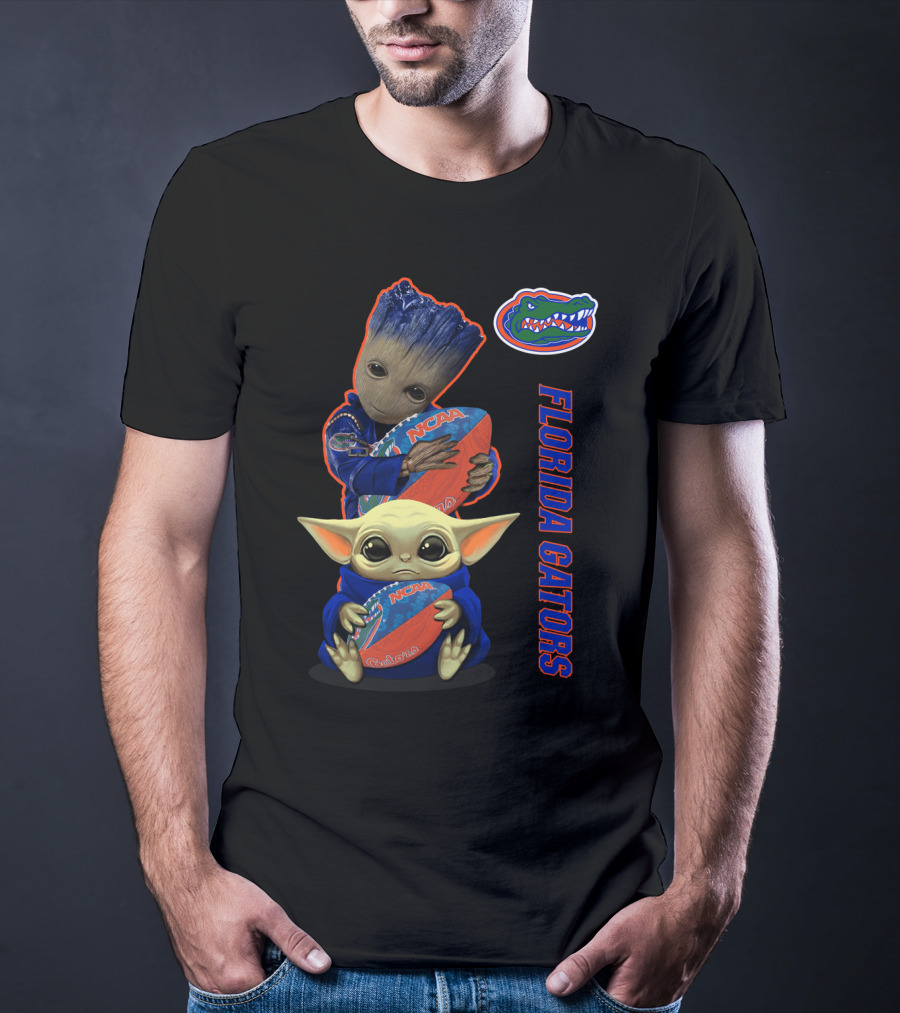 Florida Gators Ncaa Football Baby Alien And Tree Character T-Shirt