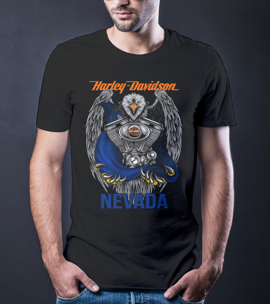 Harley Davidson Nevada Eagle Engine T-Shirt
