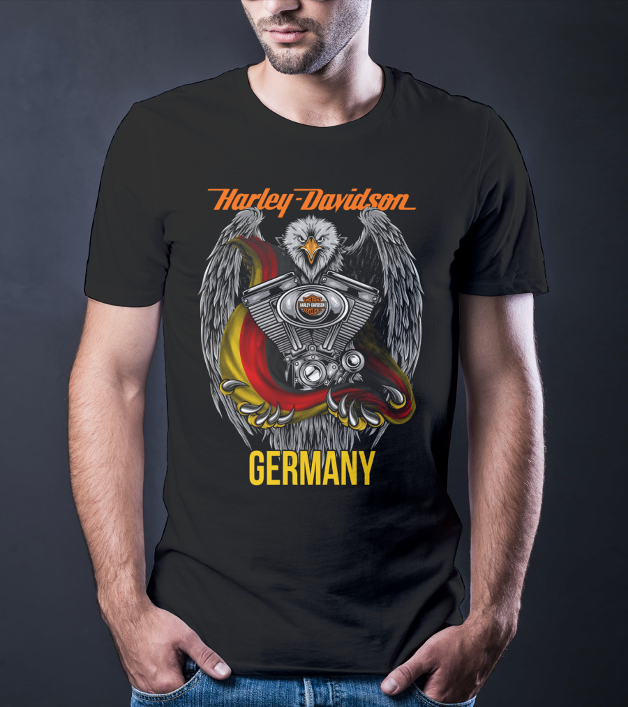 Harley Davidson Germany Eagle Engine T-Shirt