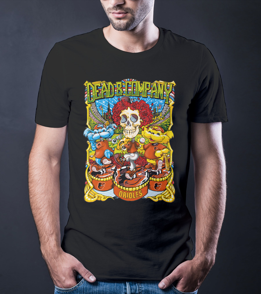 Dead & Company Orioles Mlb Collaboration T-Shirt