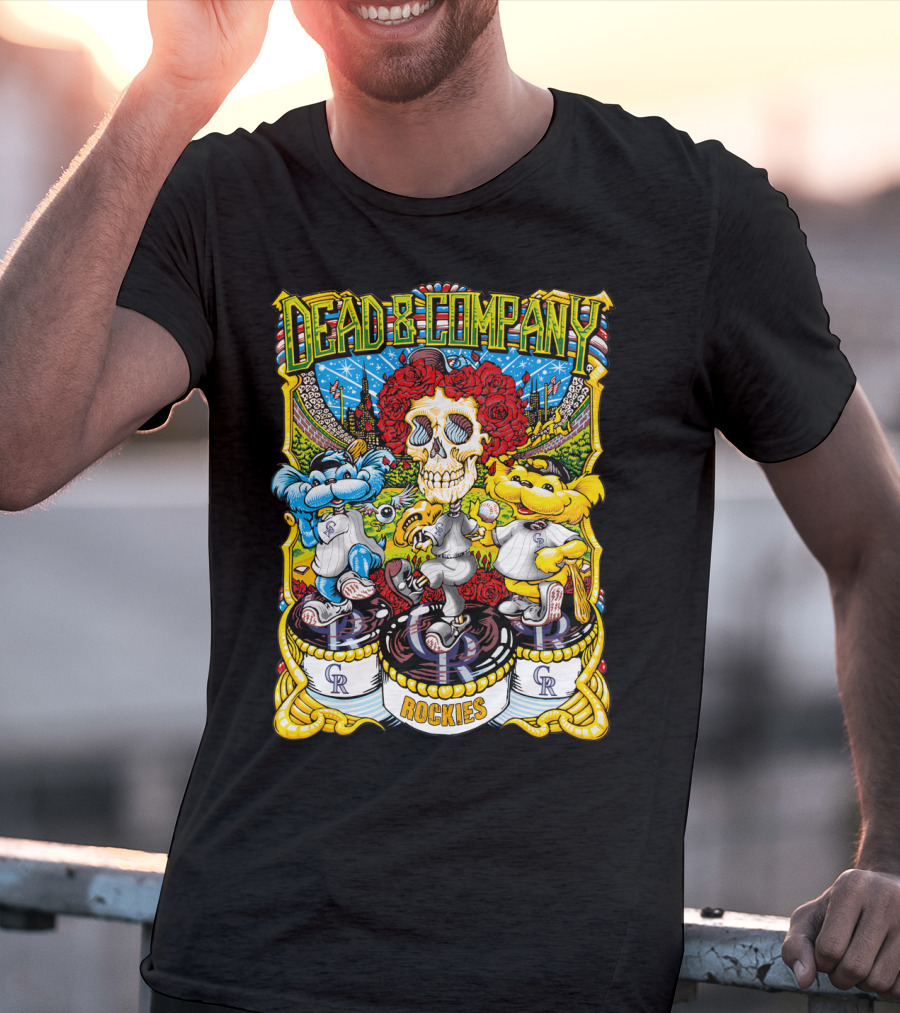 Dead & Company Rockies Cr Logo Collaboration T-Shirt