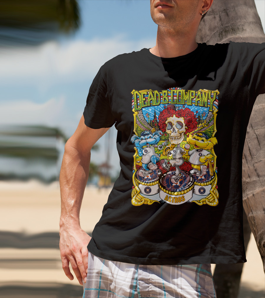 Dead & Company Astros Mlb Collaboration T-Shirt