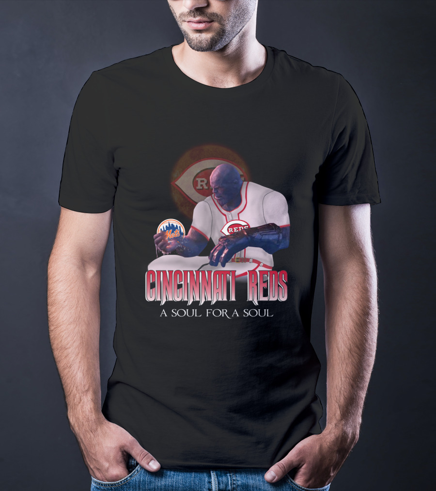 Cincinnati Reds A Soul For A Soul Mets T-Shirt