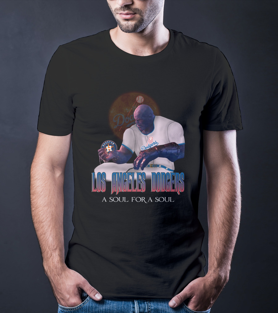 Los Angeles Dodgers A Soul For A Soul Dodgers Astros T-Shirt