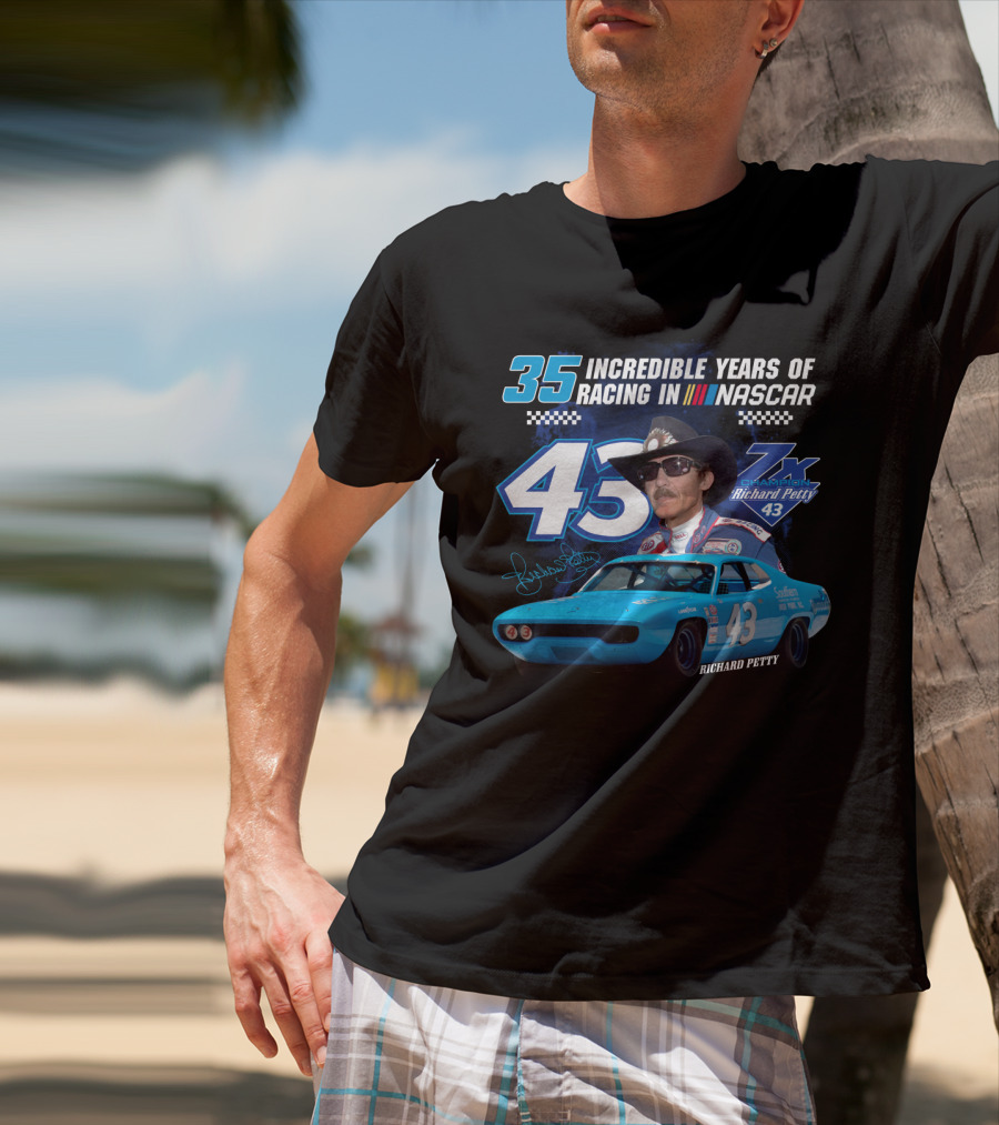 Incredible Years Of Racing In Nascar Richard Petty T-Shirt