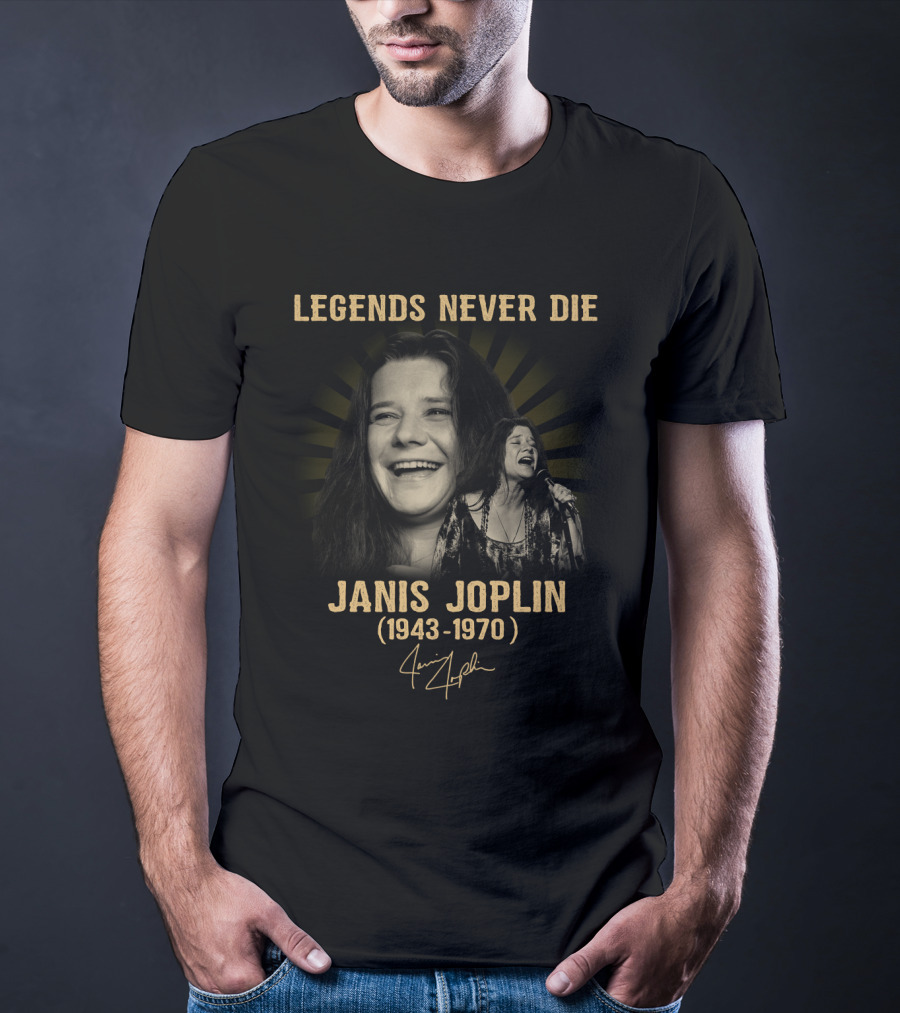 Legends Never Die Janis Joplin 1943-1970 T-Shirt
