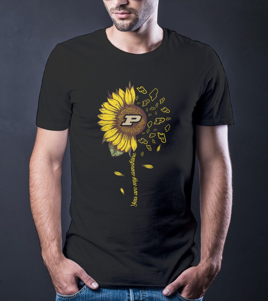 Purdue Sunflower Ncaa You Are My Sunshine T-Shirt