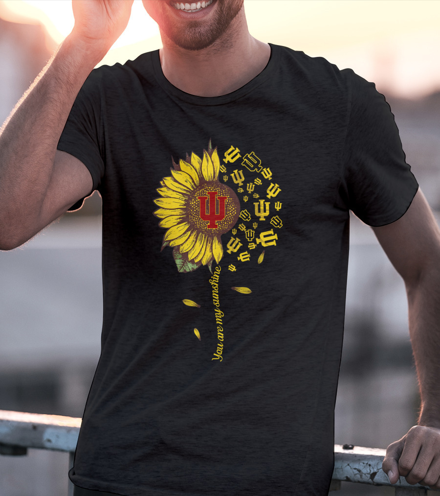 Indiana University Sunflower You Are My Sunshine T-Shirt