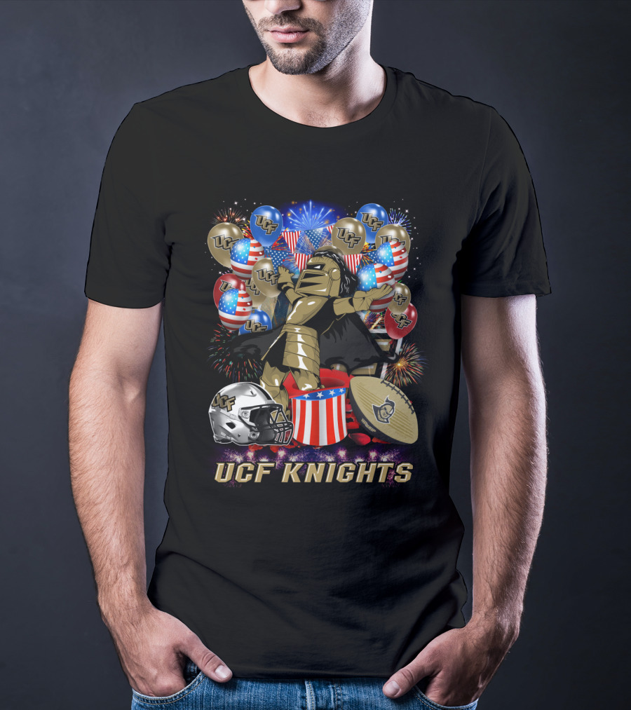 Ucf Knights Ncaa2 137 Fireworks Celebration T-Shirt
