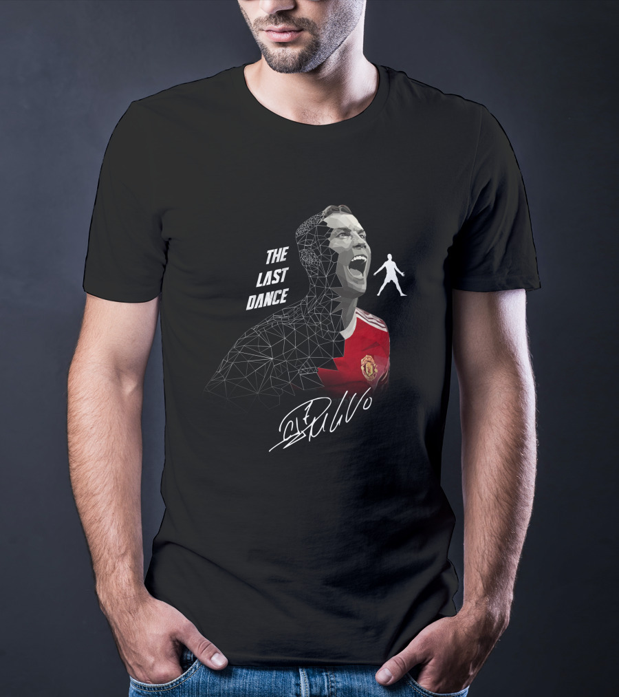 The Last Dance Cristiano Ronaldo Manchester United Polygon Signature T-Shirt