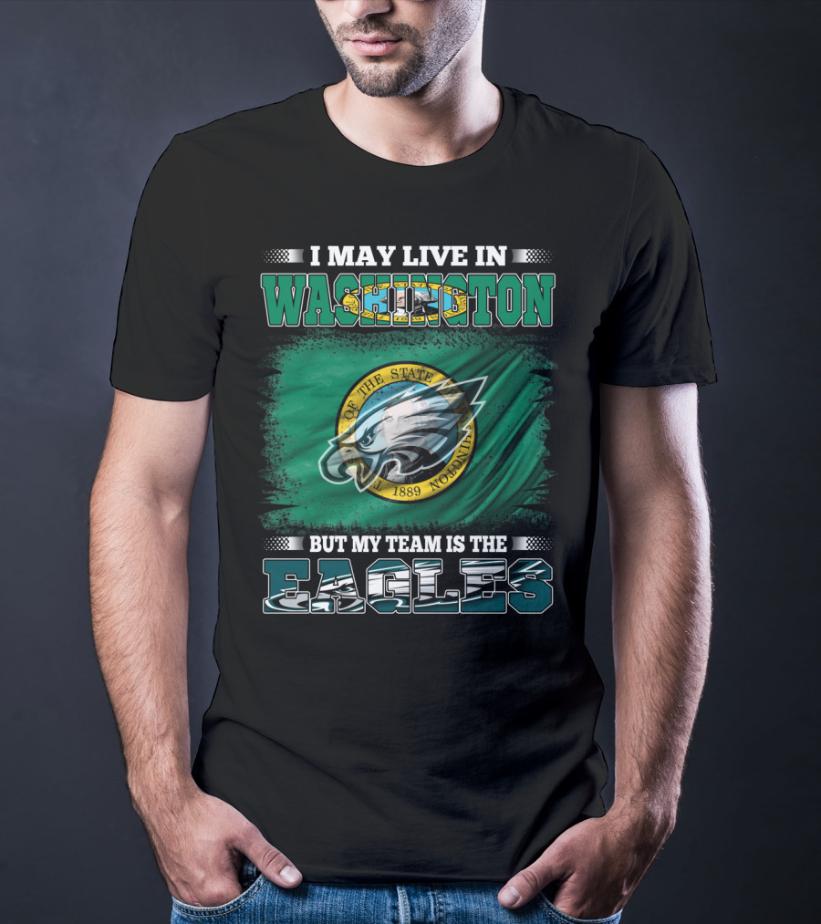 Washington State Pride With Eagles Fan Allegiance T-Shirt