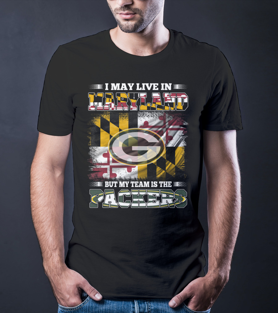 Maryland Pride Green Bay Packers Fan Loyalty T-Shirt