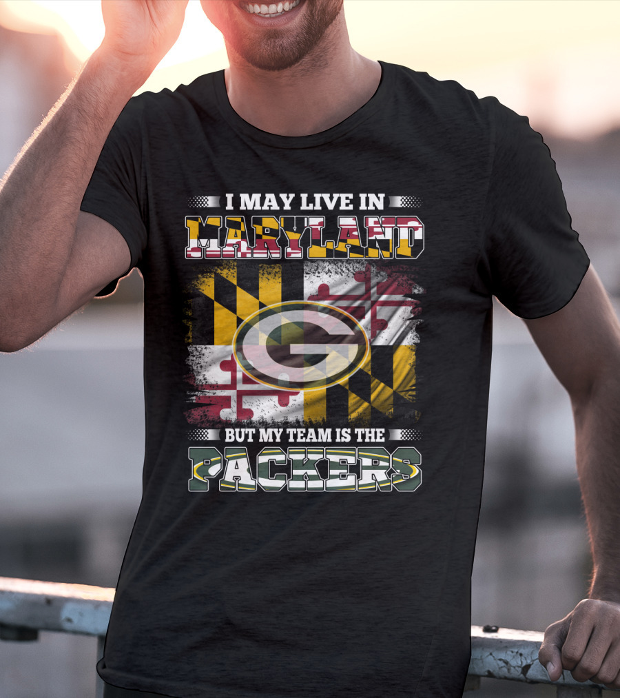 Maryland Pride Green Bay Packers Fan Loyalty T-Shirt