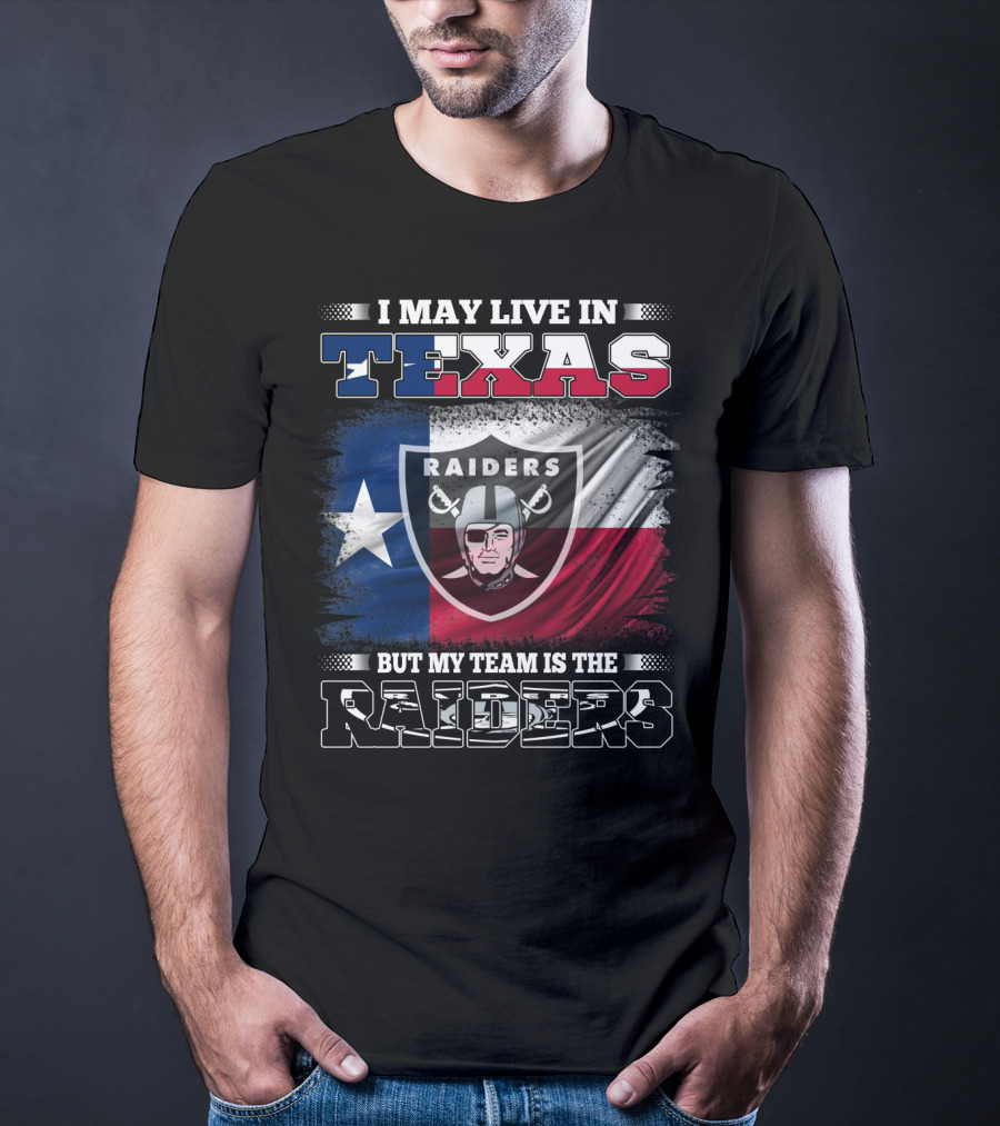 Texas Pride NFL Fans: Raiders Team Loyalty T-Shirt