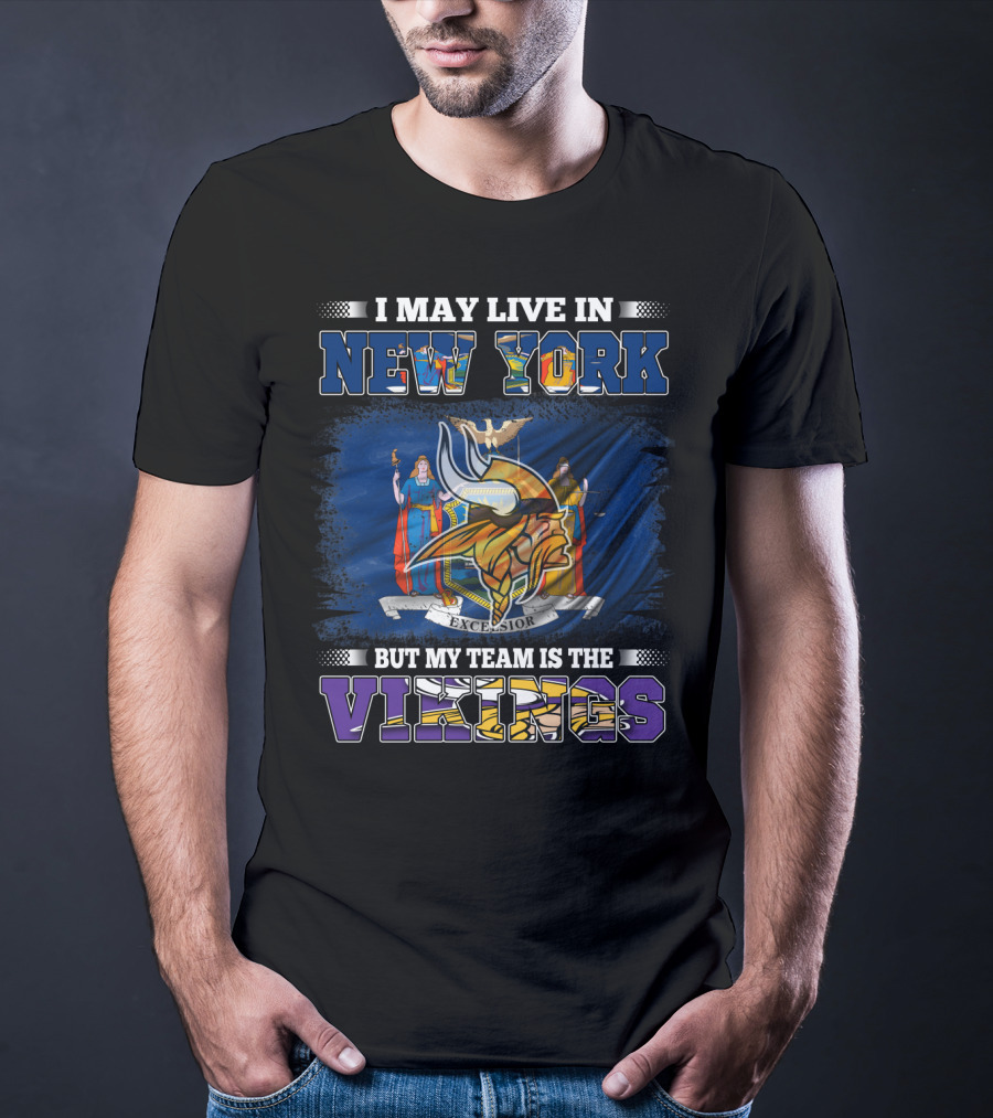 New York State Pride Minnesota Vikings Team Allegiance T-Shirt