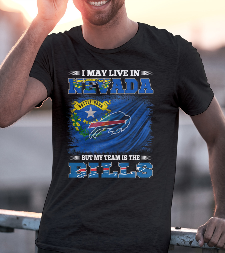 Nevada Born Loyalty With Buffalo Bills Team Pride T-Shirt