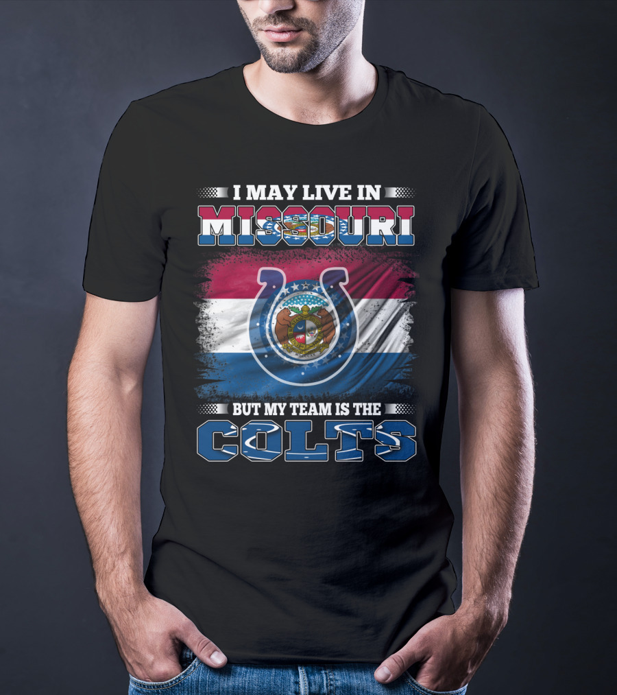 Missouri Roots Colts Loyalty Shows State Flag Pride T-Shirt